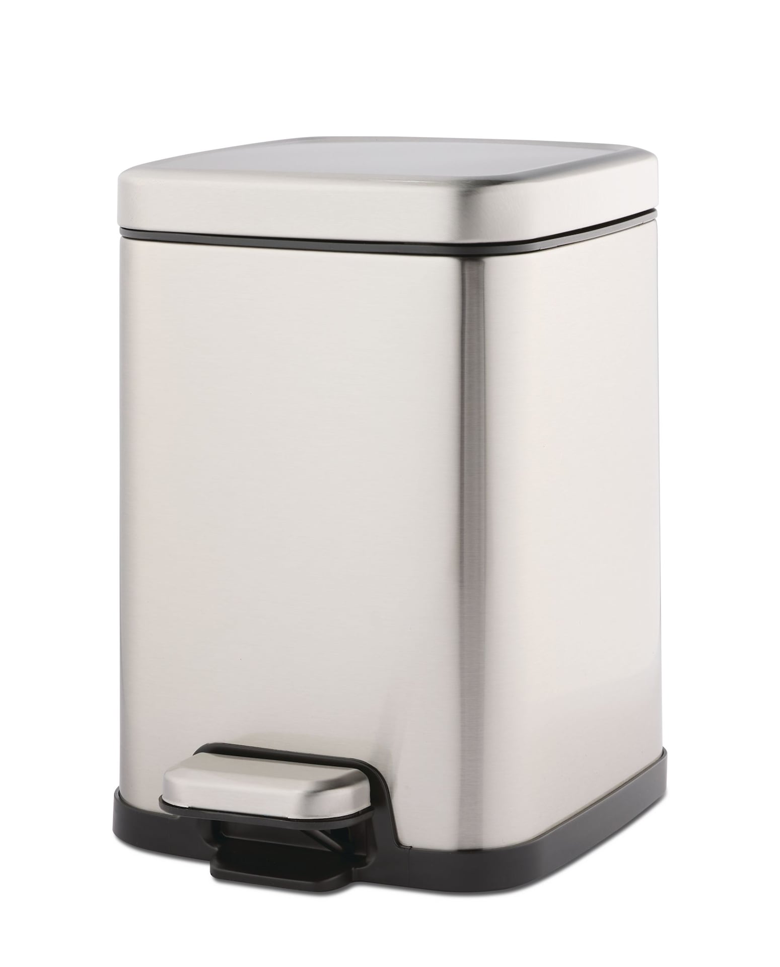 Type A Stella Stainless Steel Rectangular Step Indoor Refuse Container, B4-L