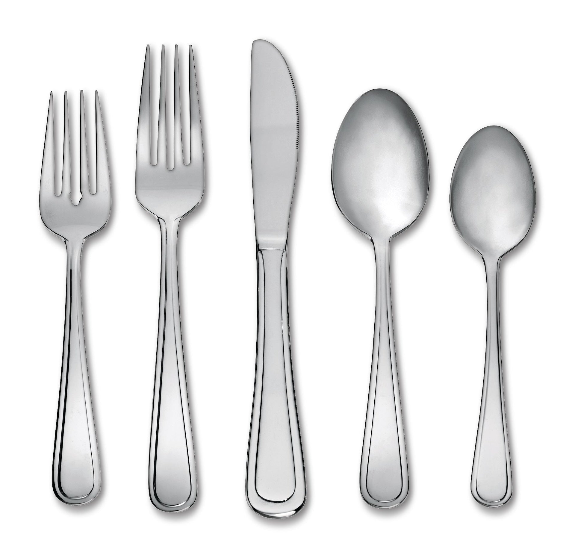 CANVAS Madison Stainless Steel Flatware Set, Serves 10, 50-pc
