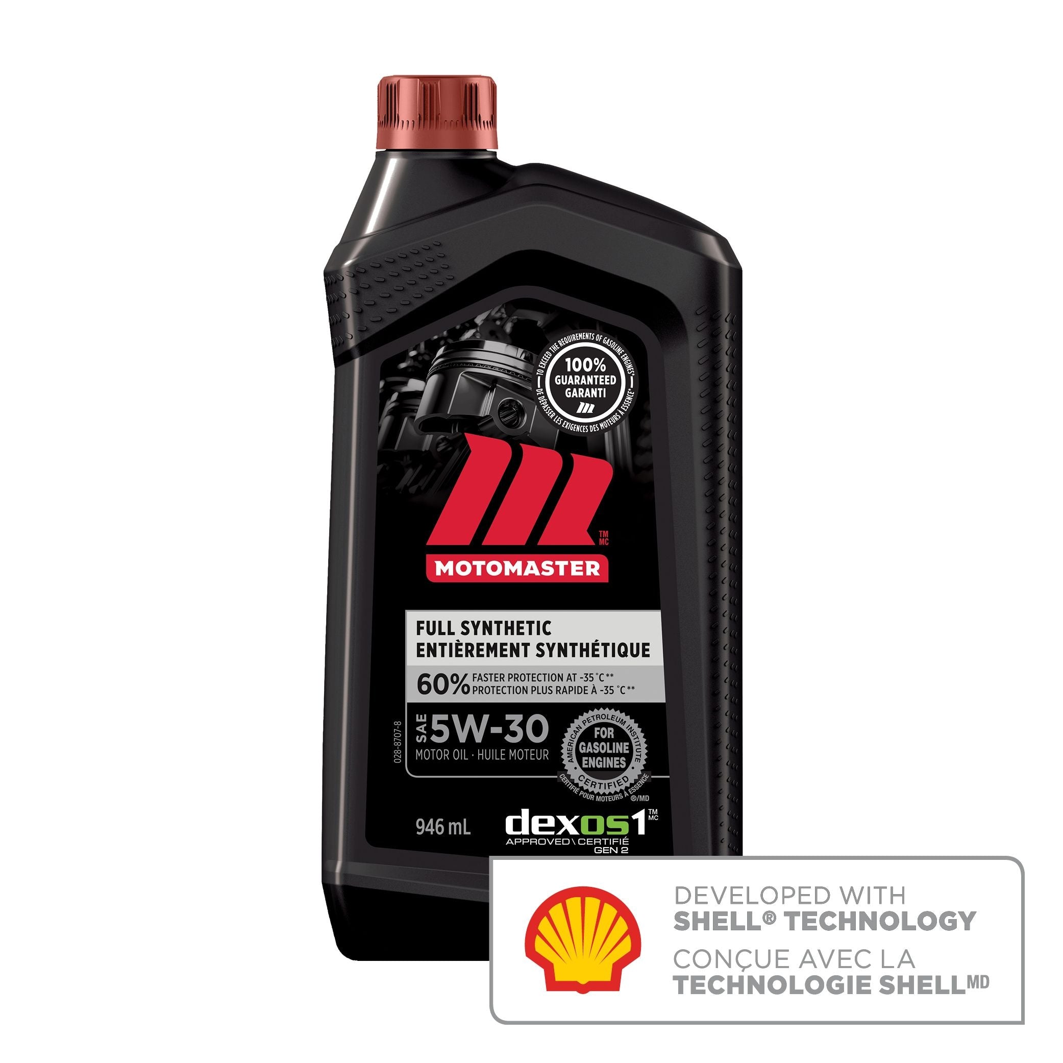 MotoMaster 5W30 Synthetic Engine/Motor Oil, 946-mL