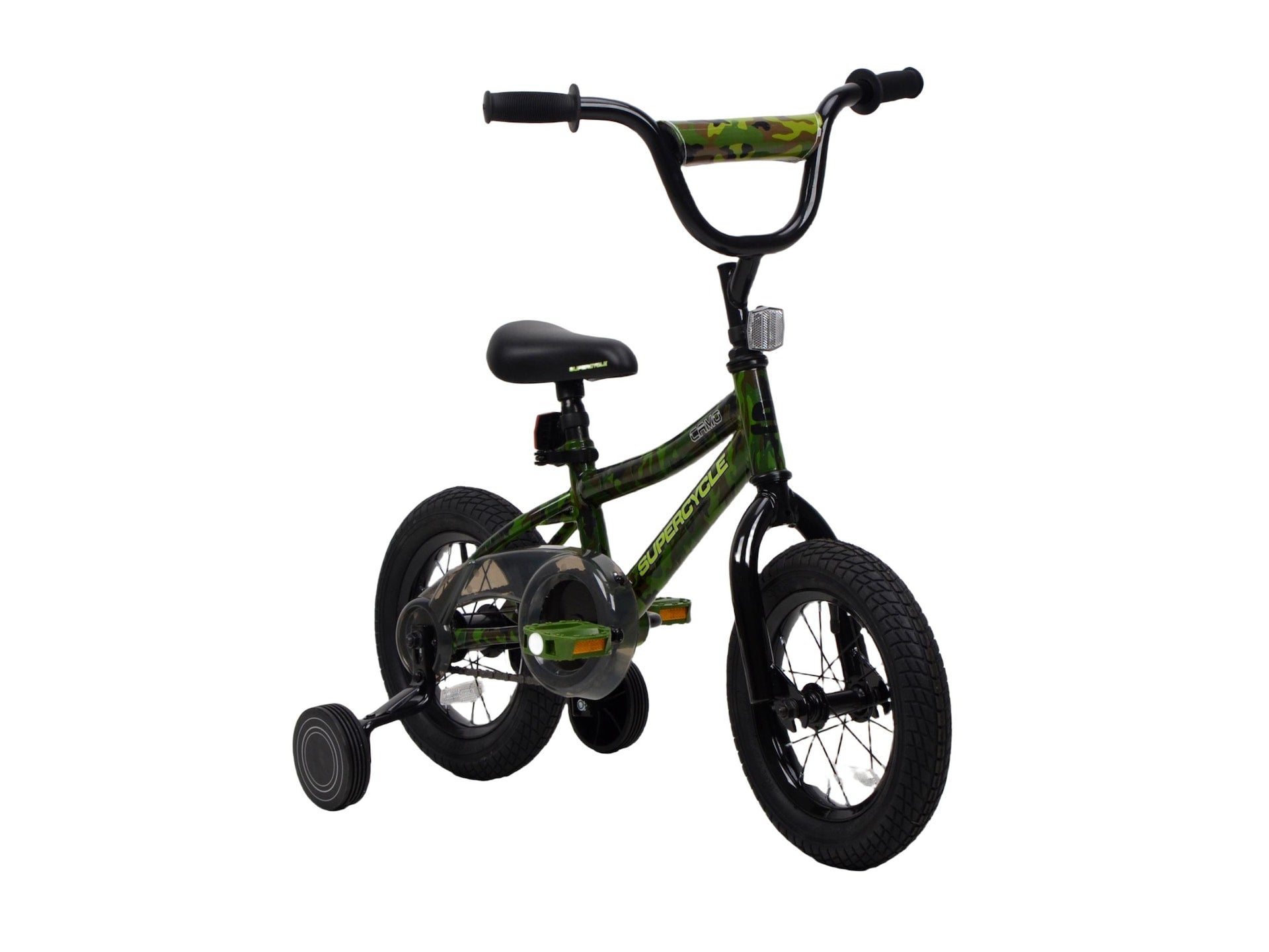 Supercycle Youth Bike with Hi-Ten Steel Frame, 12-in, Camo