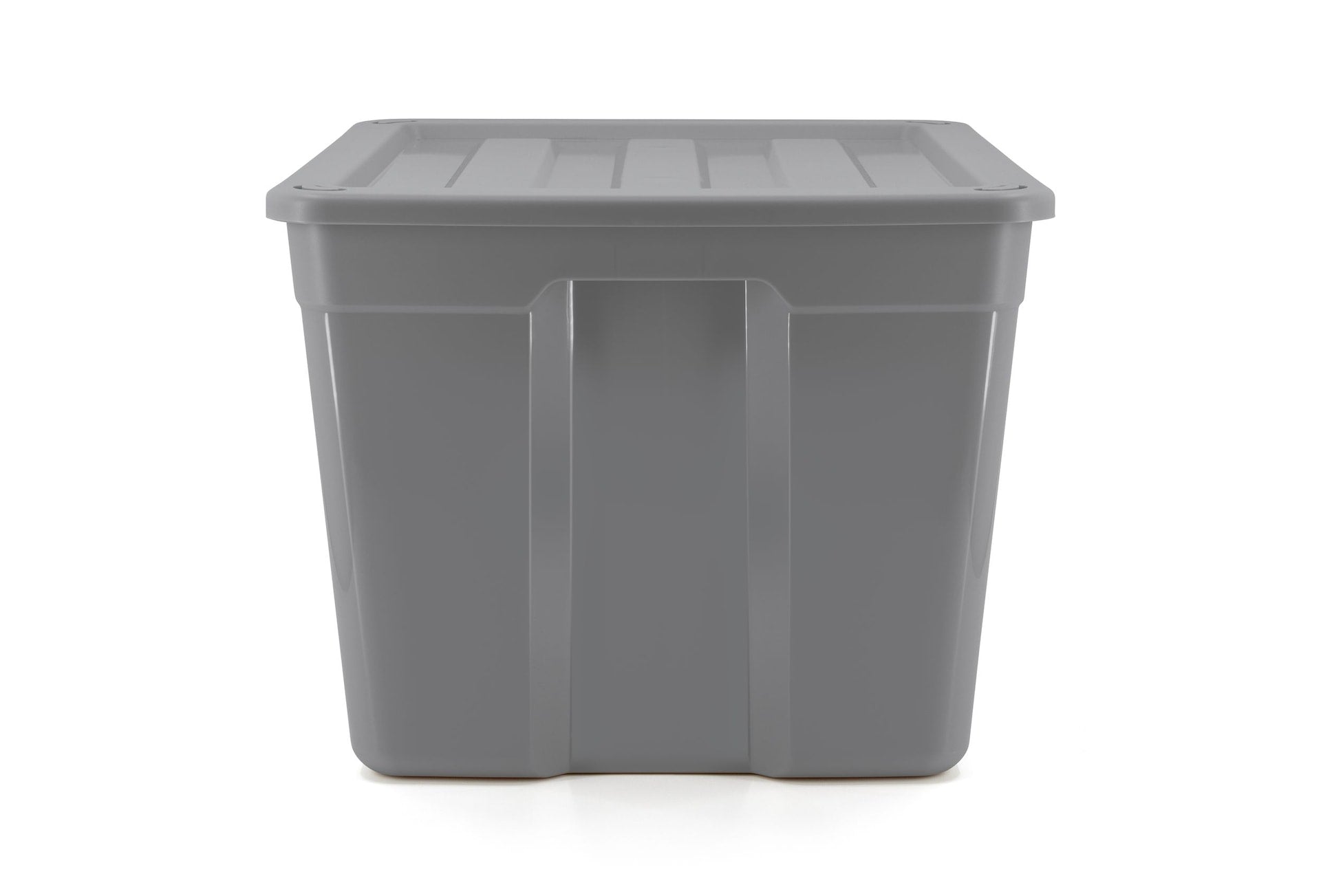 type A Solid Storage Tote with Wheels, 80-L