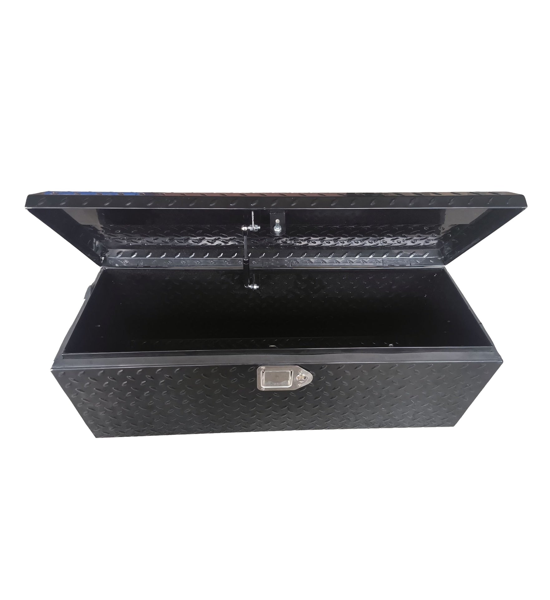 MAXIMUM Truck Chest Box with Portable Tool Box, Black, 35.5-in