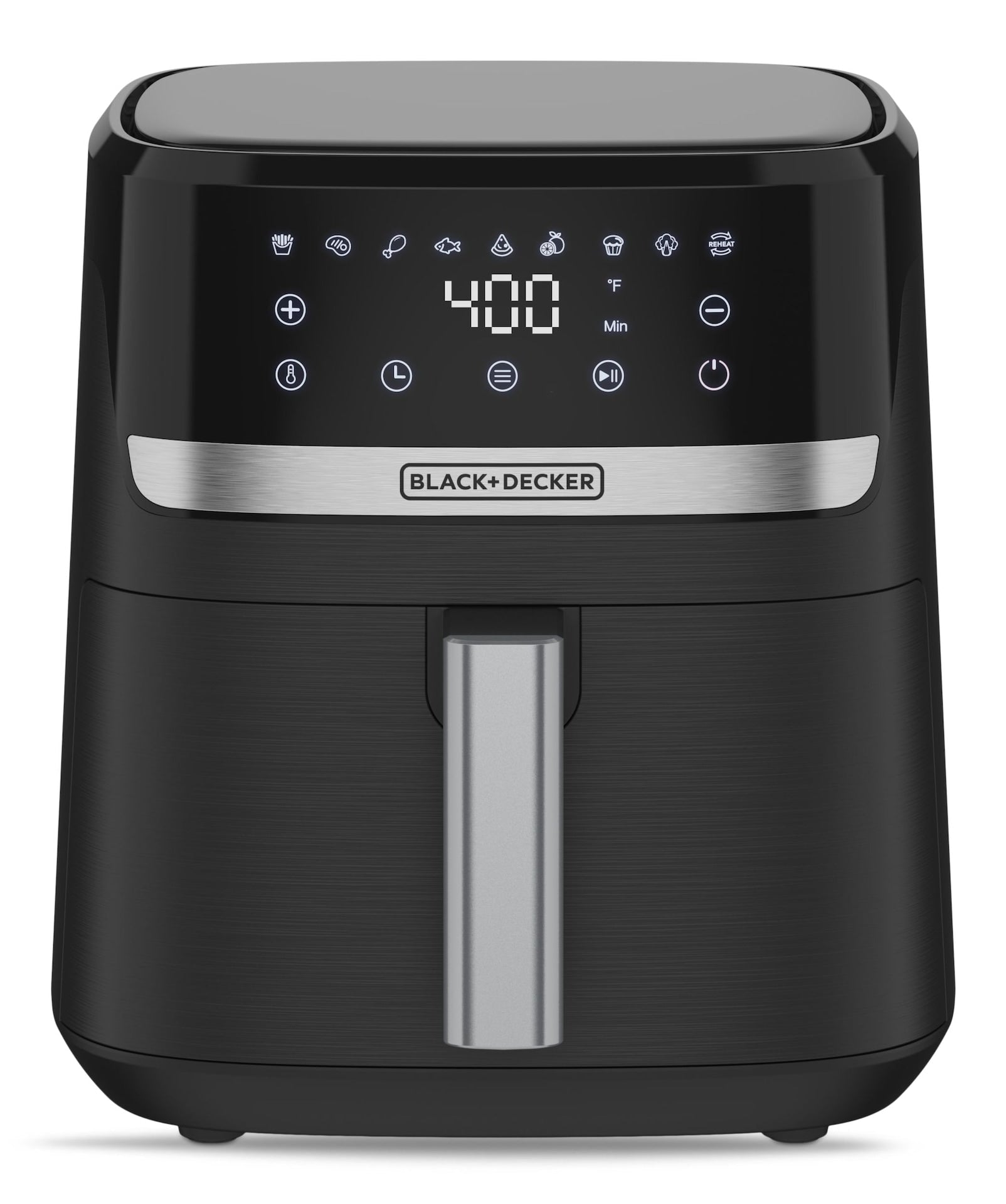 Black & Decker 8-in-1 Digital Air Fryer with Non-Stick Cooking Basket, 6-qt